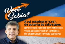 Lei garante certidões em Braille e amplia autonomia de pessoas com deficiência visual em MS